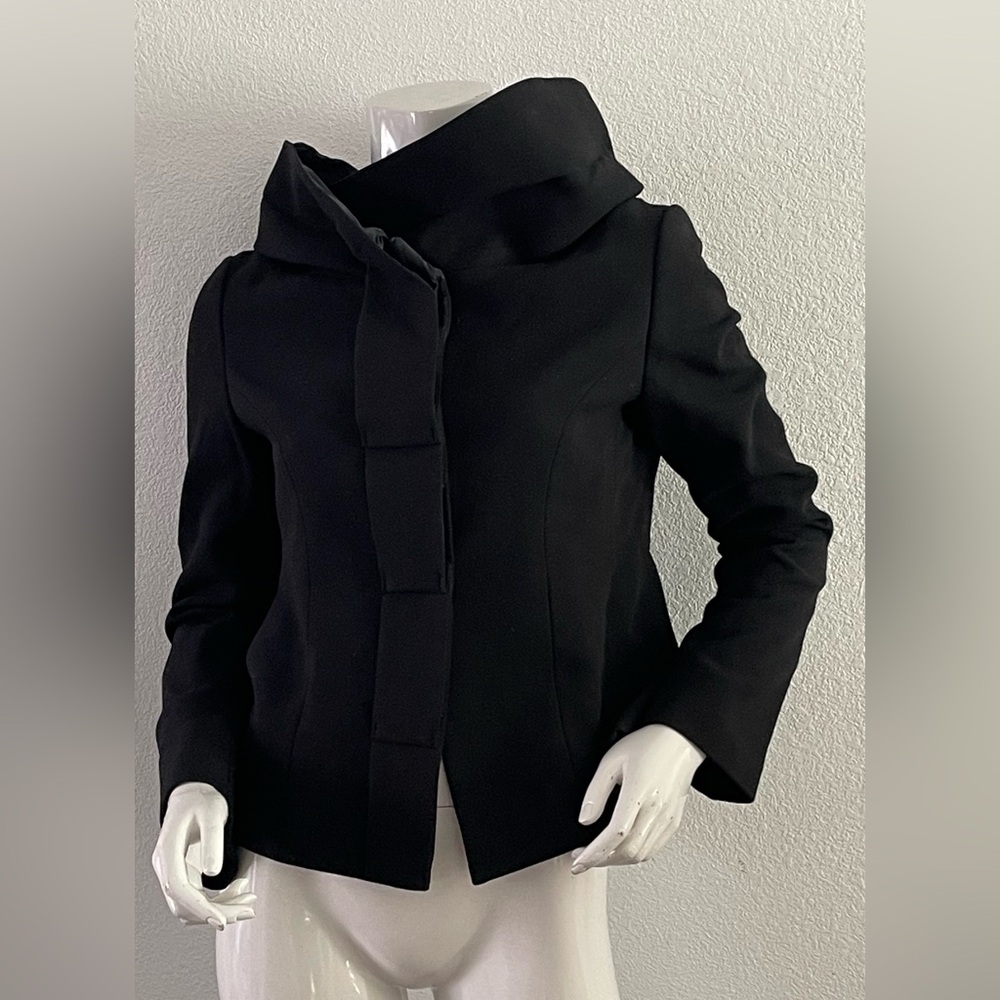 Made in Bulgaria‼️ Black Tailored Blazer with High Collar